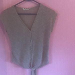 Knit sweater tank top